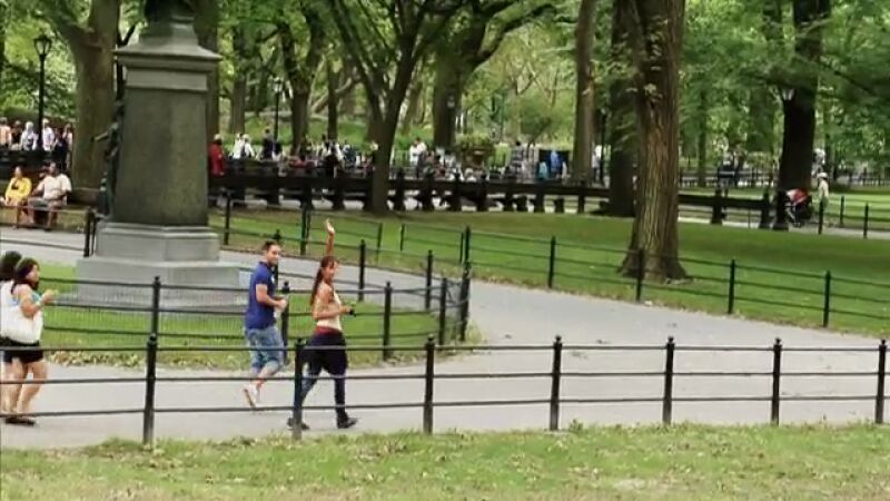 Beta Testeres y fotógrafos juntos por Central Park