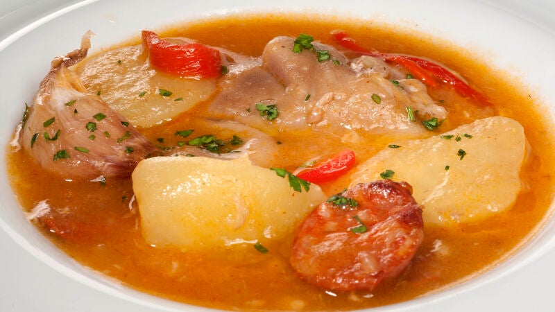 Manitas de cerdo a la riojana 