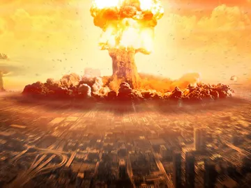 Imagen que simula un hipotético final del mundo Imagen que simula un hipotético final del mundo