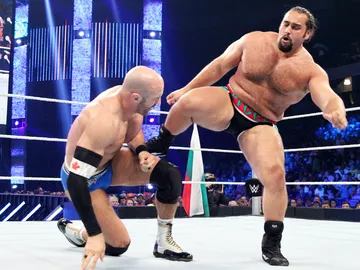 Cesaro VS Rusev Cesaro VS Rusev