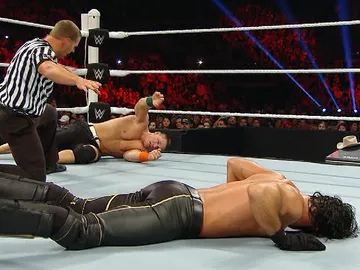 John Cena retiene el título de los Estados Unidos en 'Raw' John Cena retiene el título de los Estados Unidos en 'Raw'