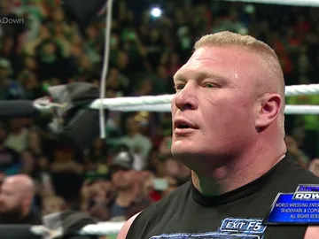 Brock Lesnar pone su mirada en Fastlane Brock Lesnar pone su mirada en Fastlane