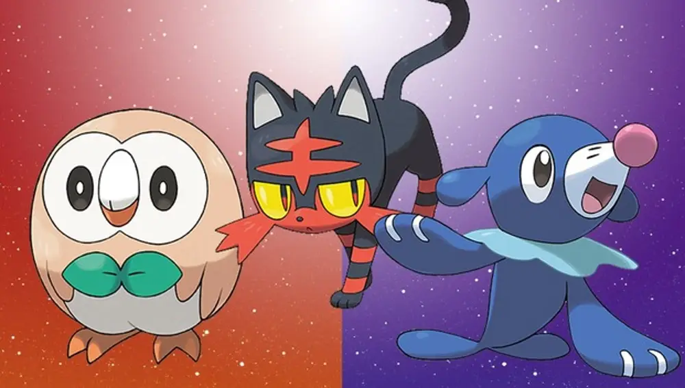 Iniciales de Pokémon Sol y Luna