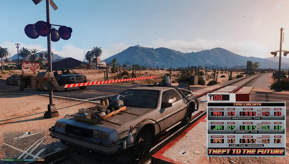 El Delorean en GTA V
