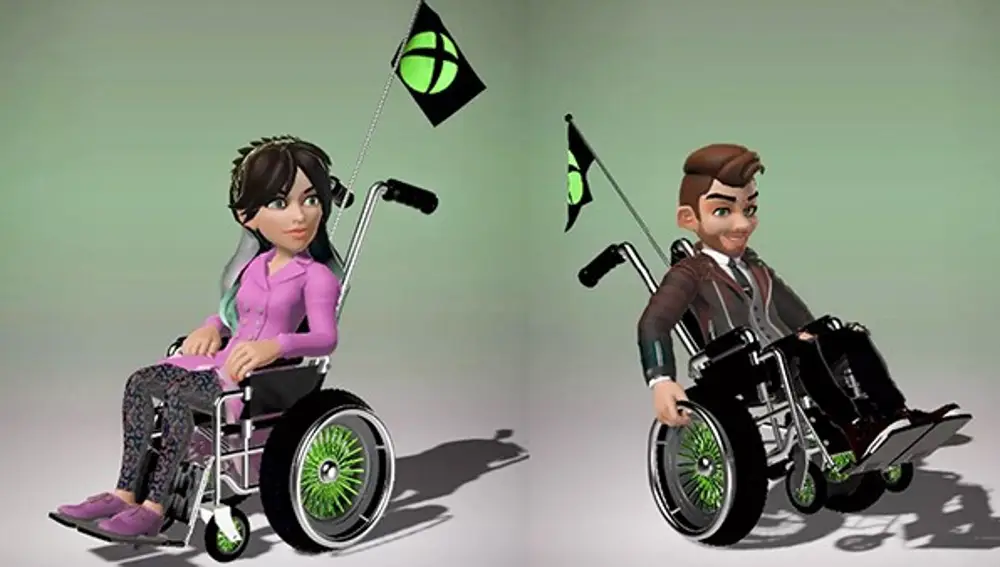 Avatares en sillas de ruedas