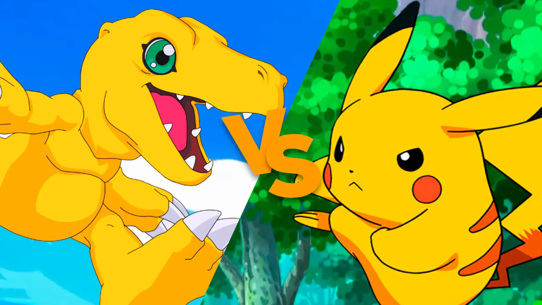 Agumon vs Pikachu