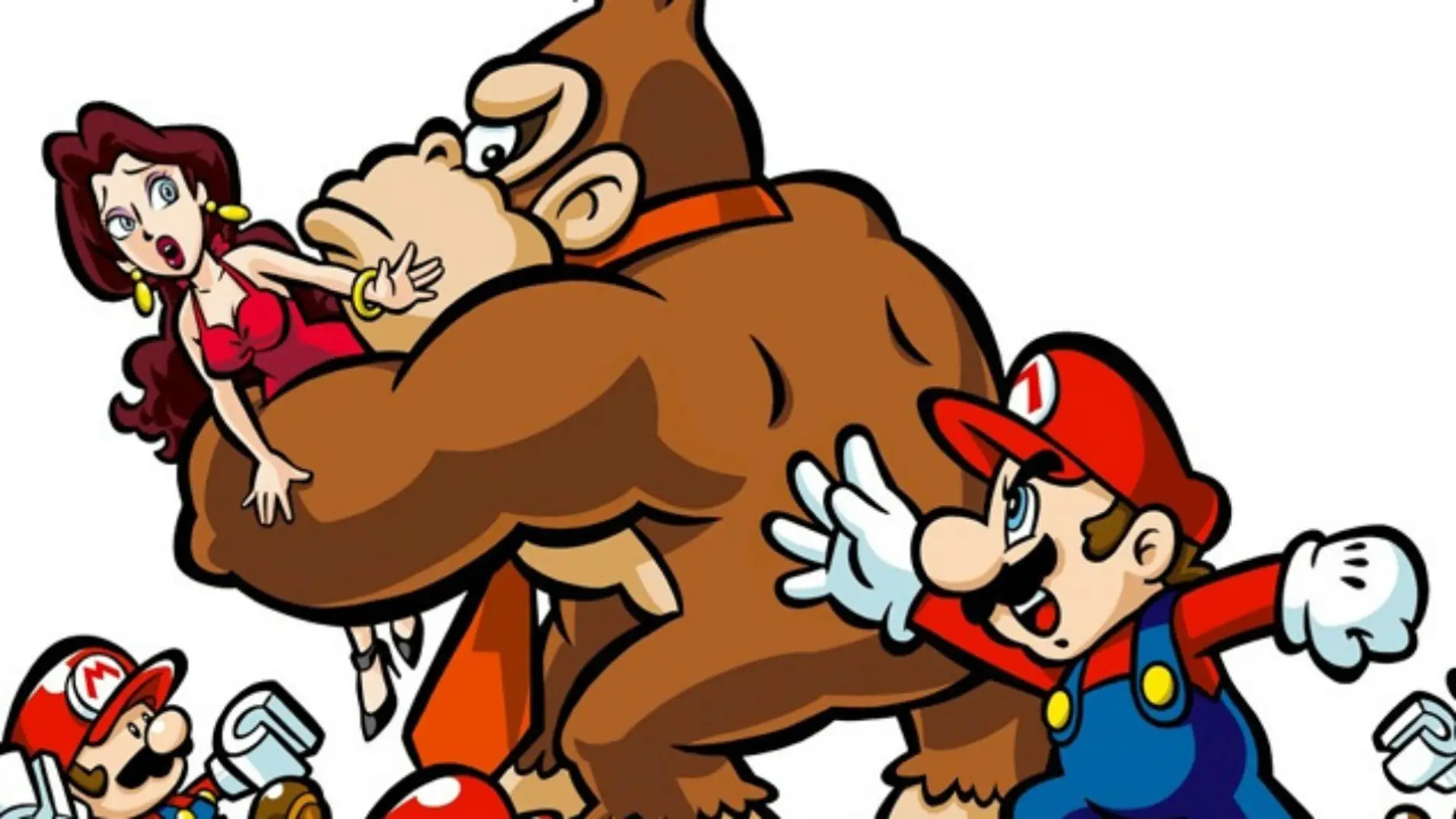 Donkey Kong, Pauline y Mario