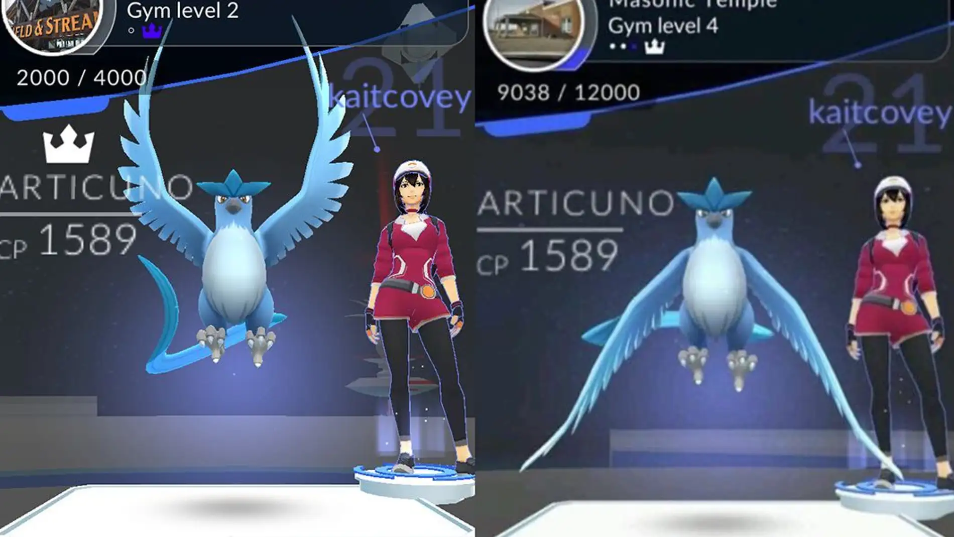 Articuno en Pokémon GO