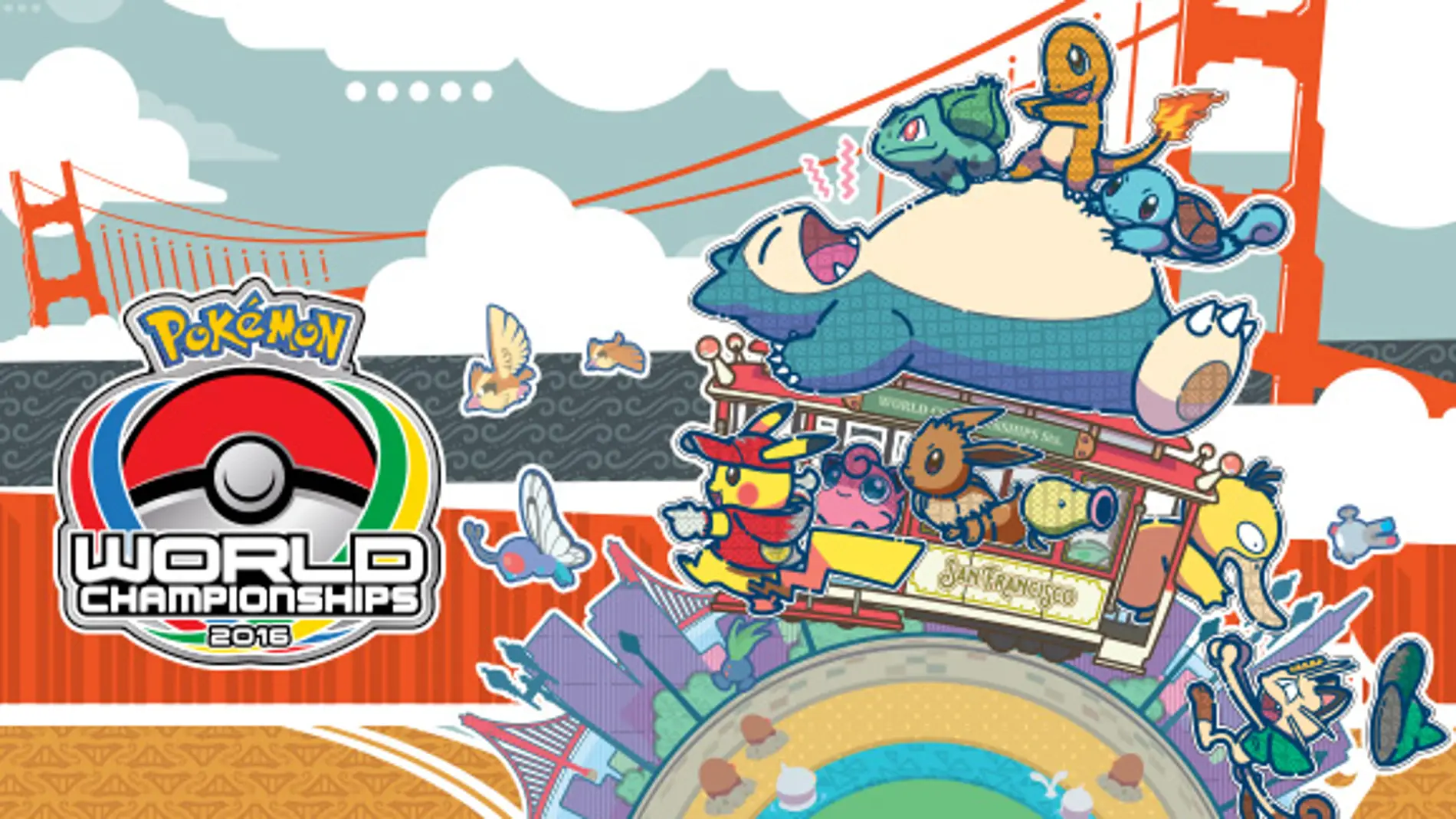 Ilustración del campeonato mundial Pokémon 2016