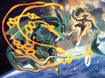 Mega Rayquaza y Deoxys Mega Rayquaza y Deoxys
