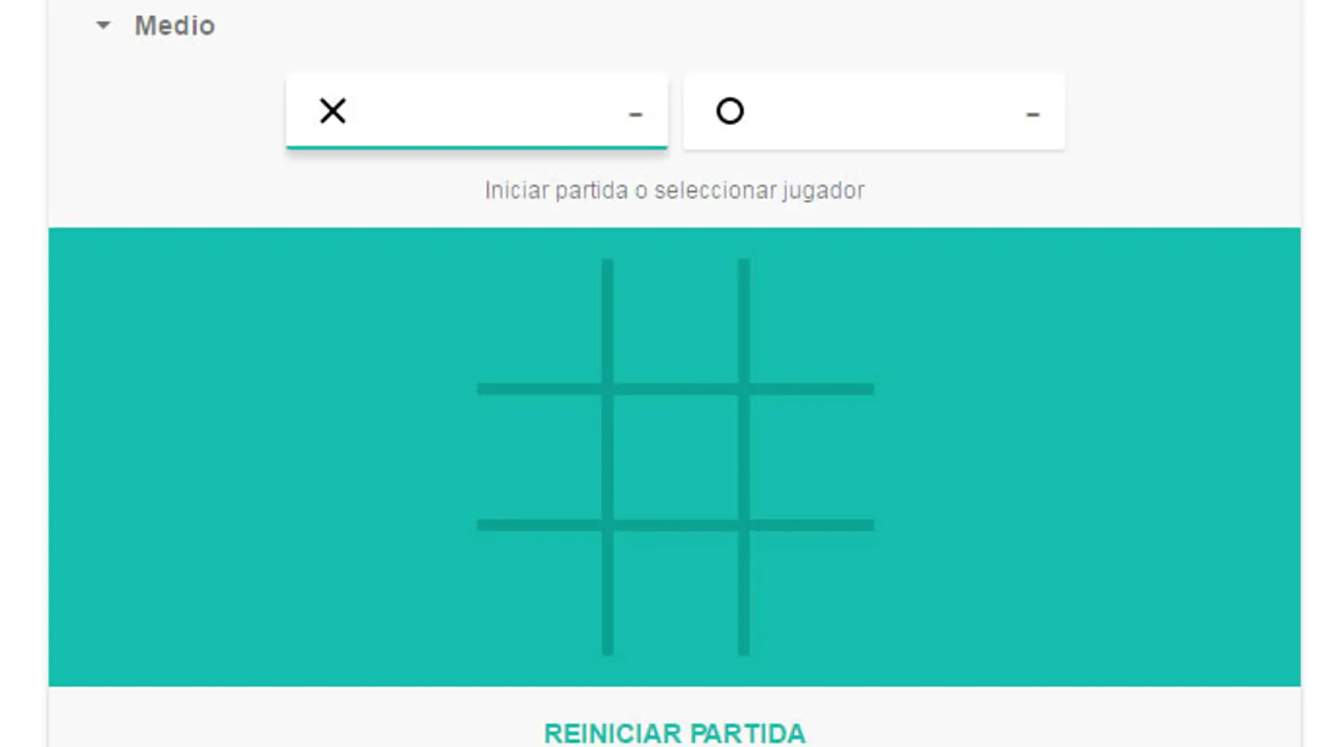 Tres en raya de Google
