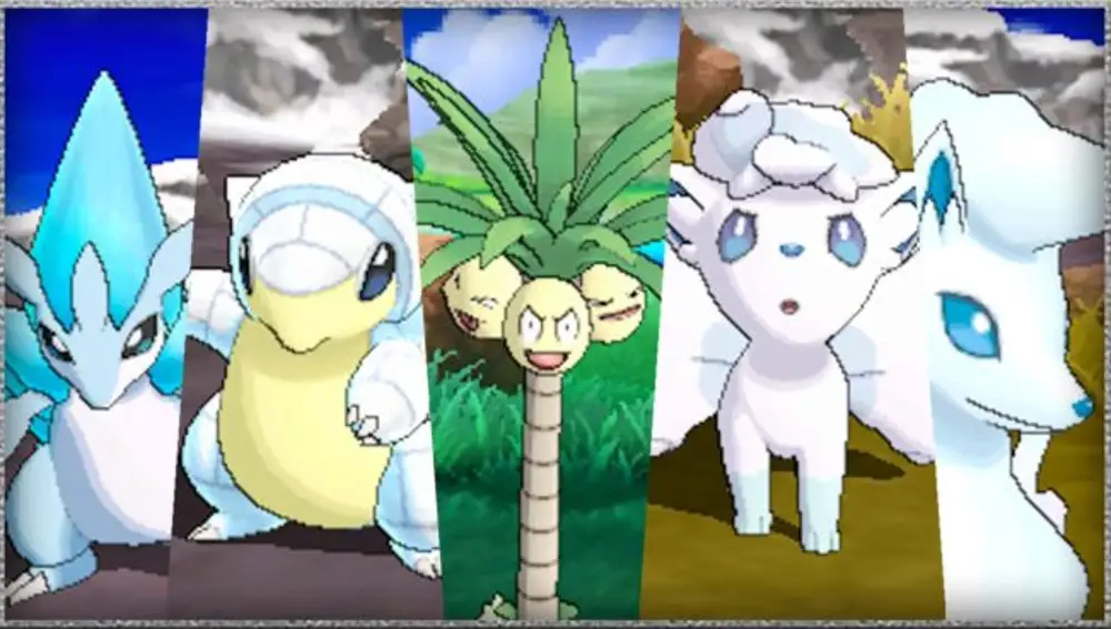 Formas de Alola de Pokémon Sol y Luna