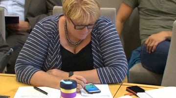 Trine Skei Grande jugando a Pokémon GO