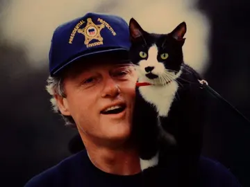 Bill Clinton y Socks Bill Clinton y Socks