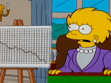 Un país arruinado, la herencia que deja Donald Trump a Lisa Simpson en la presidencia de Estados Unidos Un país arruinado, la herencia que deja Donald Trump a Lisa Simpson en la presidencia de Estados Unidos