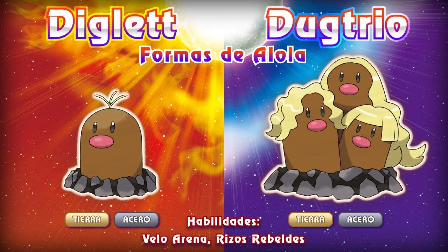 Diglett y Dugtrio de Alola