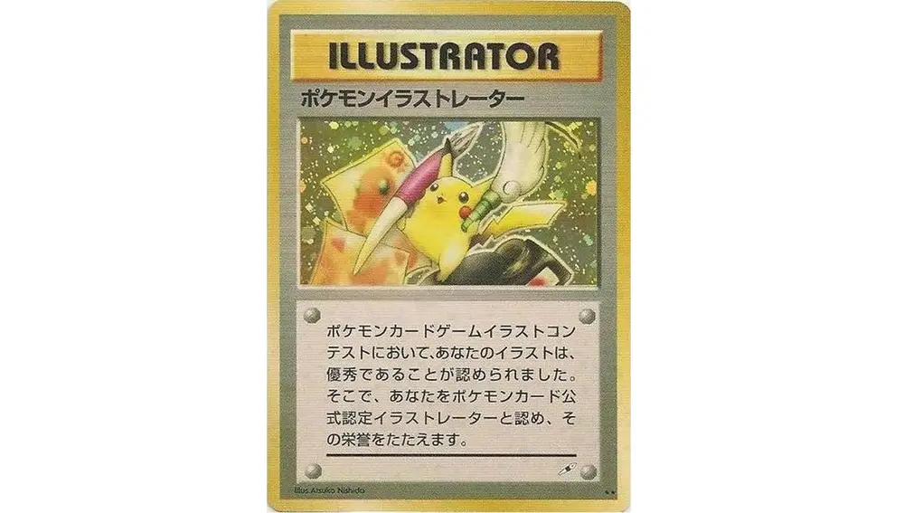 Carta de Pikachu de 50.000€