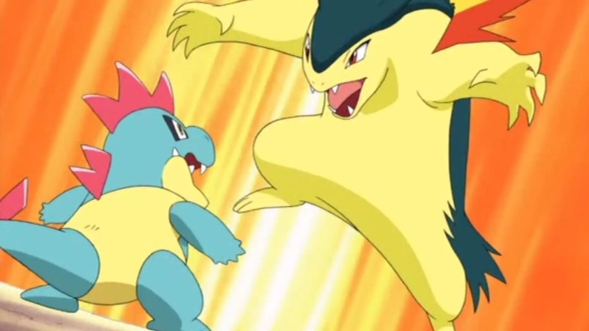 Croconaw y Typhlosion