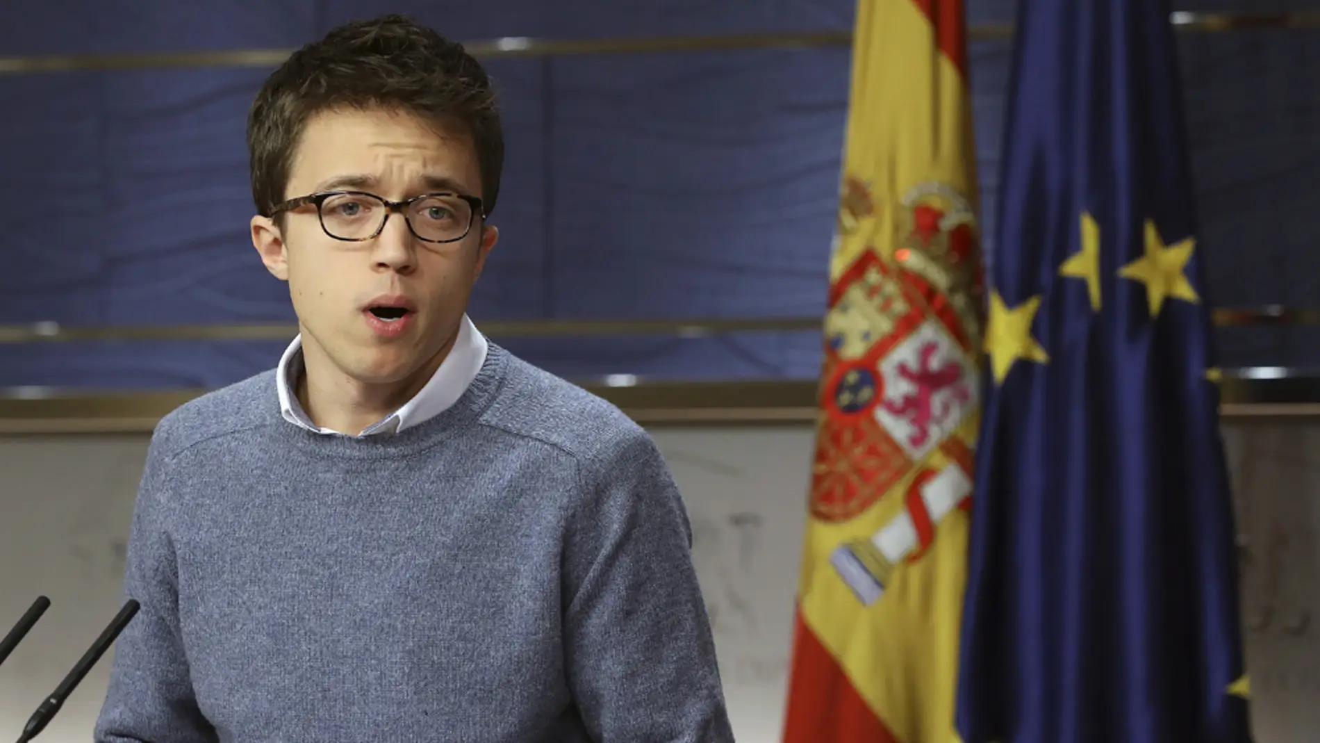 Errejón ante los medios