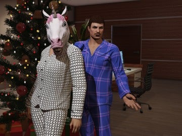 Celebración de Navidad en GTA V