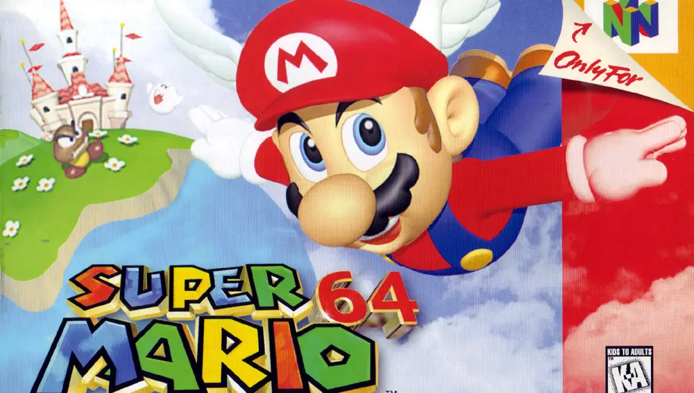 Caja de Super Mario 64