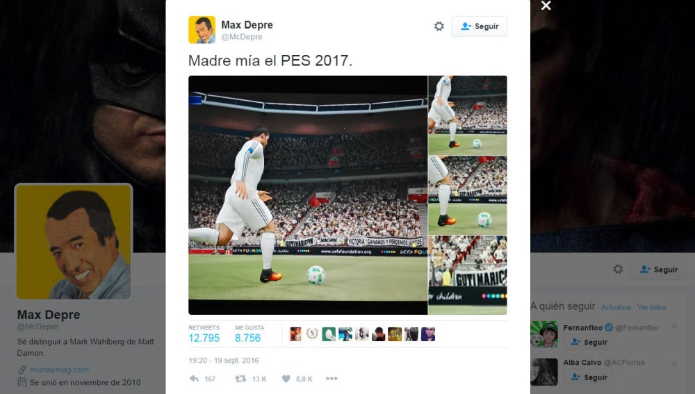 Imagen trucada de PES 2017