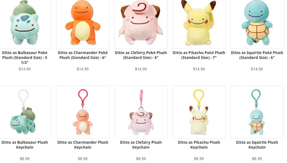 Peluches Ditto