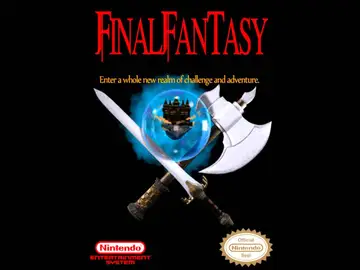 Carátula del original Final Fantasy de NES Carátula del original Final Fantasy de NES