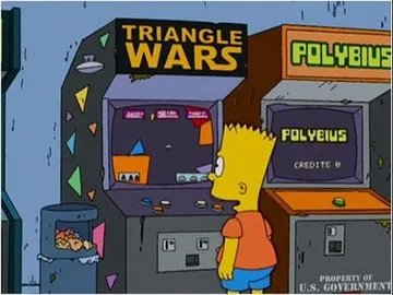 Polybius en Los Simpson Polybius en Los Simpson