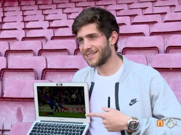 Sergi Roberto, recuerda su gol al PSG