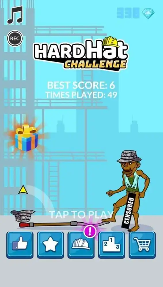 El Negro de Whatsapp en Hard Hat Challenge