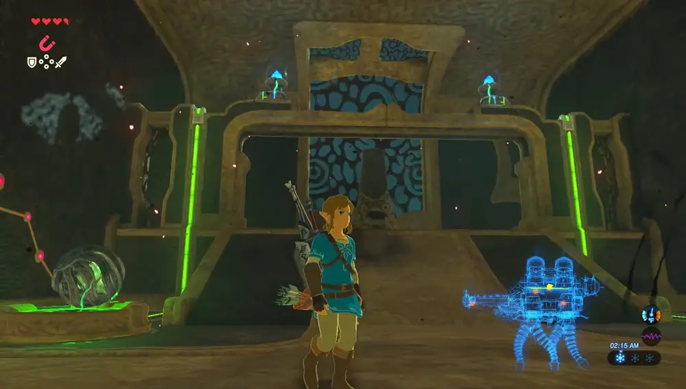 Terminal de las esferas verdes en The Legend of Zelda: Breath of the Wild