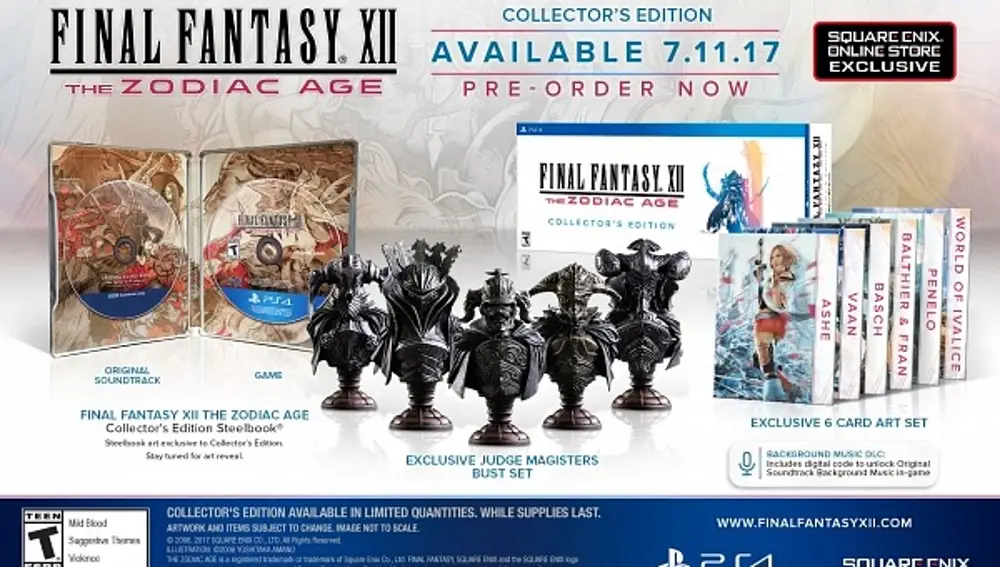 Edición coleccionista de Final Fantasy XII