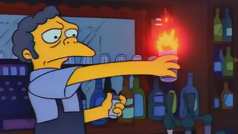 Moe preparando su famoso Flameado Moe preparando su famoso Flameado