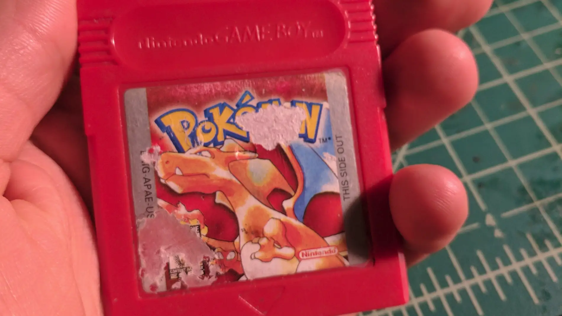 Cartucho de Pokémon Rojo