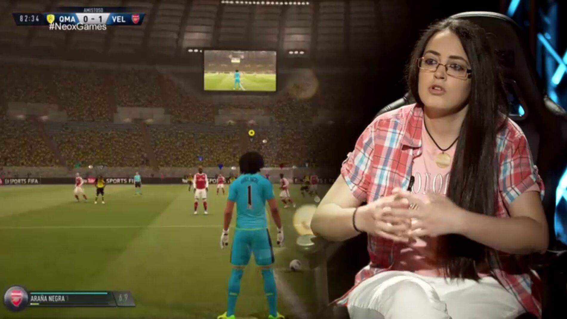 Frame 64.373333 de: La capitana Velociraptors FIFA habla sobre la presencia de la mujer en los videojuegos