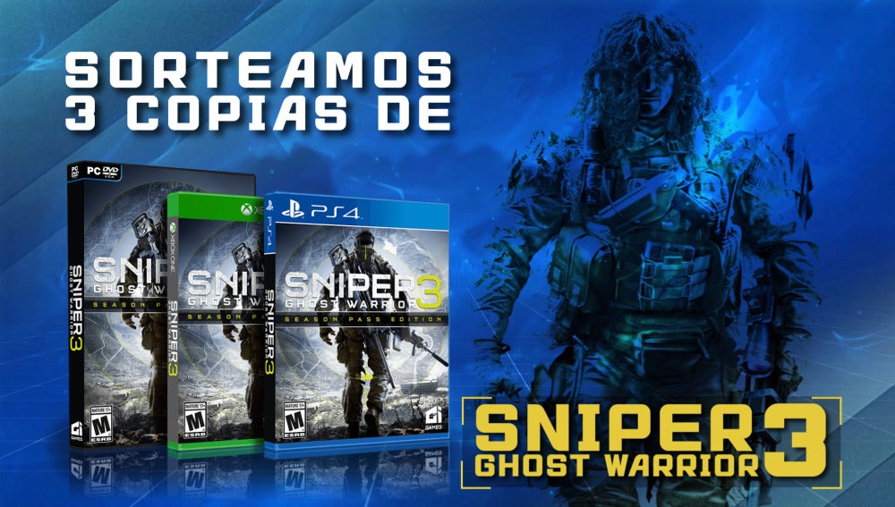 Sorteamos 3 copias de Sniper Ghost Warrior 3