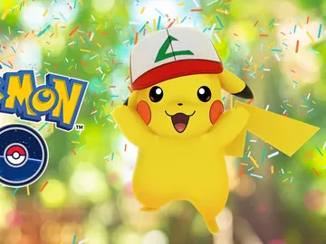 Pikachu con la gorra de Ash Pikachu con la gorra de Ash