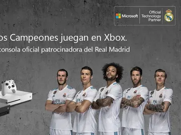 Patrocinio oficial de Xbox con el Real Madrid Patrocinio oficial de Xbox con el Real Madrid