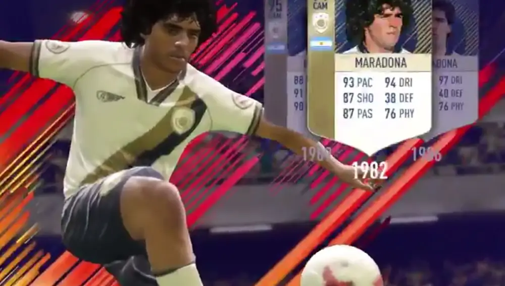 Maradona en FIFA 18