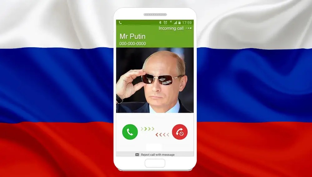 Falsa llamada de Putin en Fake Call