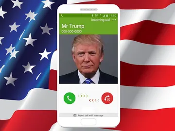 Llamada falsa de Donald Trump en Fake Call Llamada falsa de Donald Trump en Fake Call