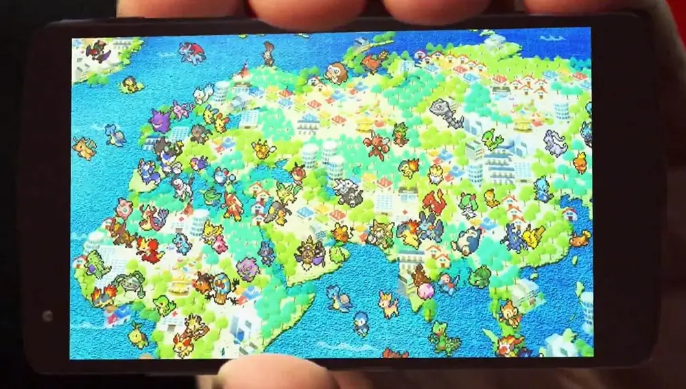 Pokémon en Google Maps