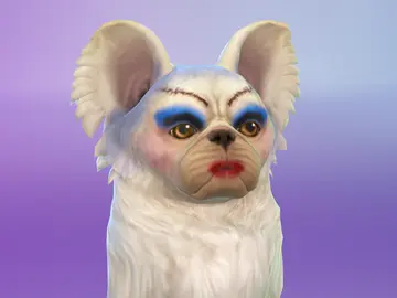 Perro decorado en Los Sims Perro decorado en Los Sims