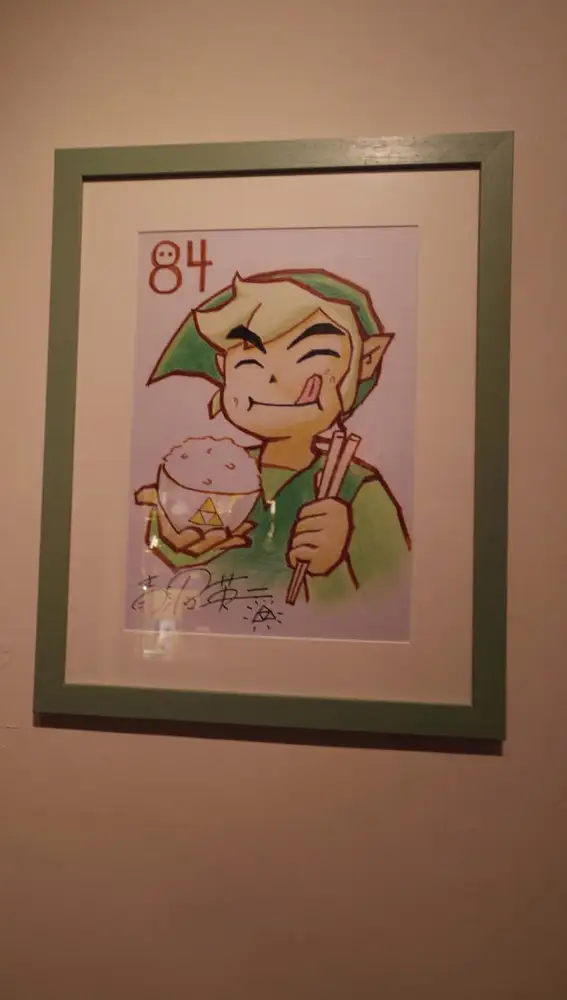 Ilustración de Link por Miyamoto