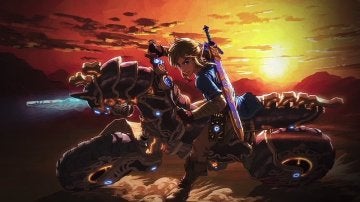 Link en la moto del nuevo DLC