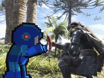 Mega Man en Monster Hunter World Mega Man en Monster Hunter World