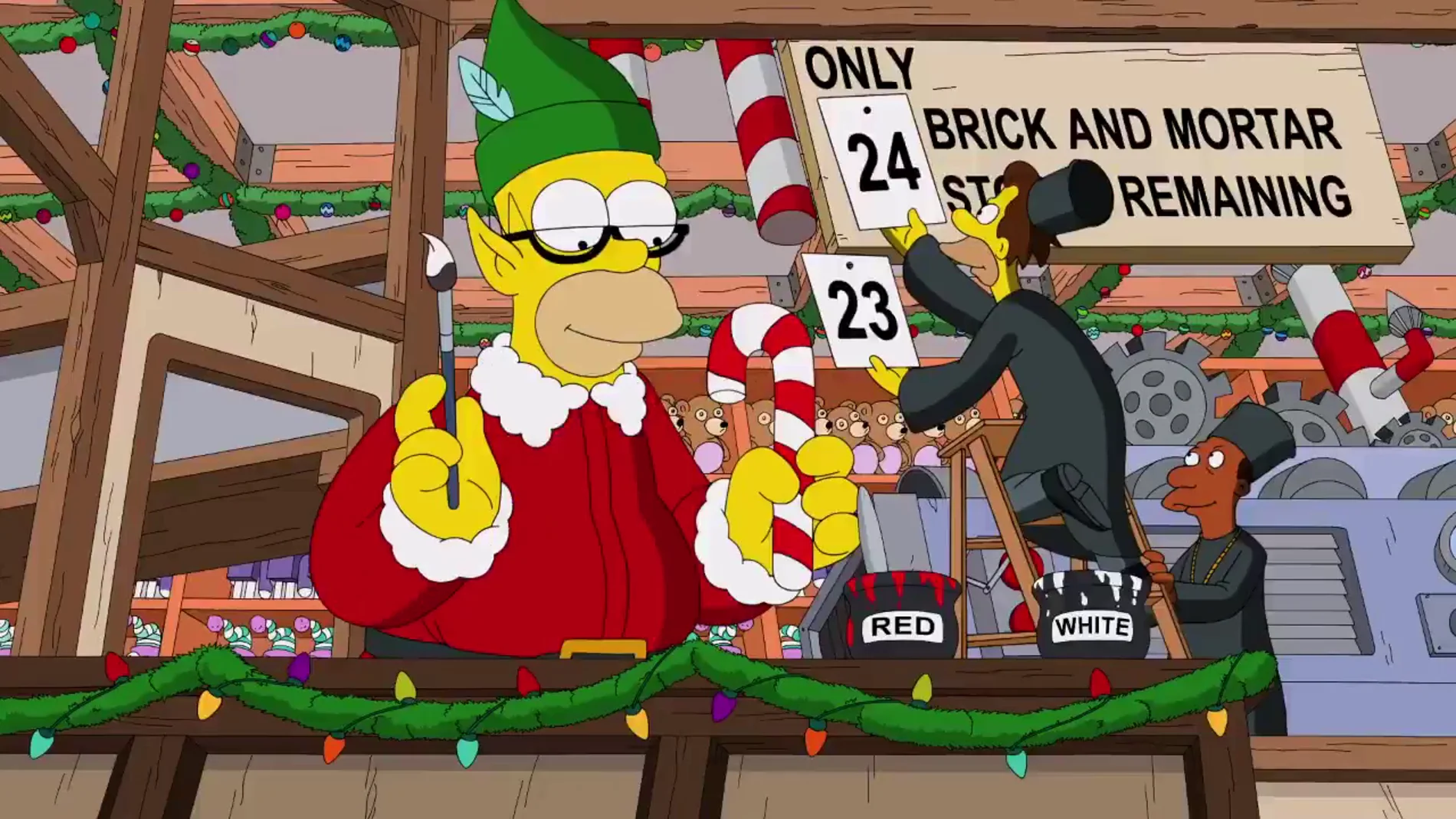 'Los Simpson' dan la bienvenida a la navidad con esta divertida cabecera
