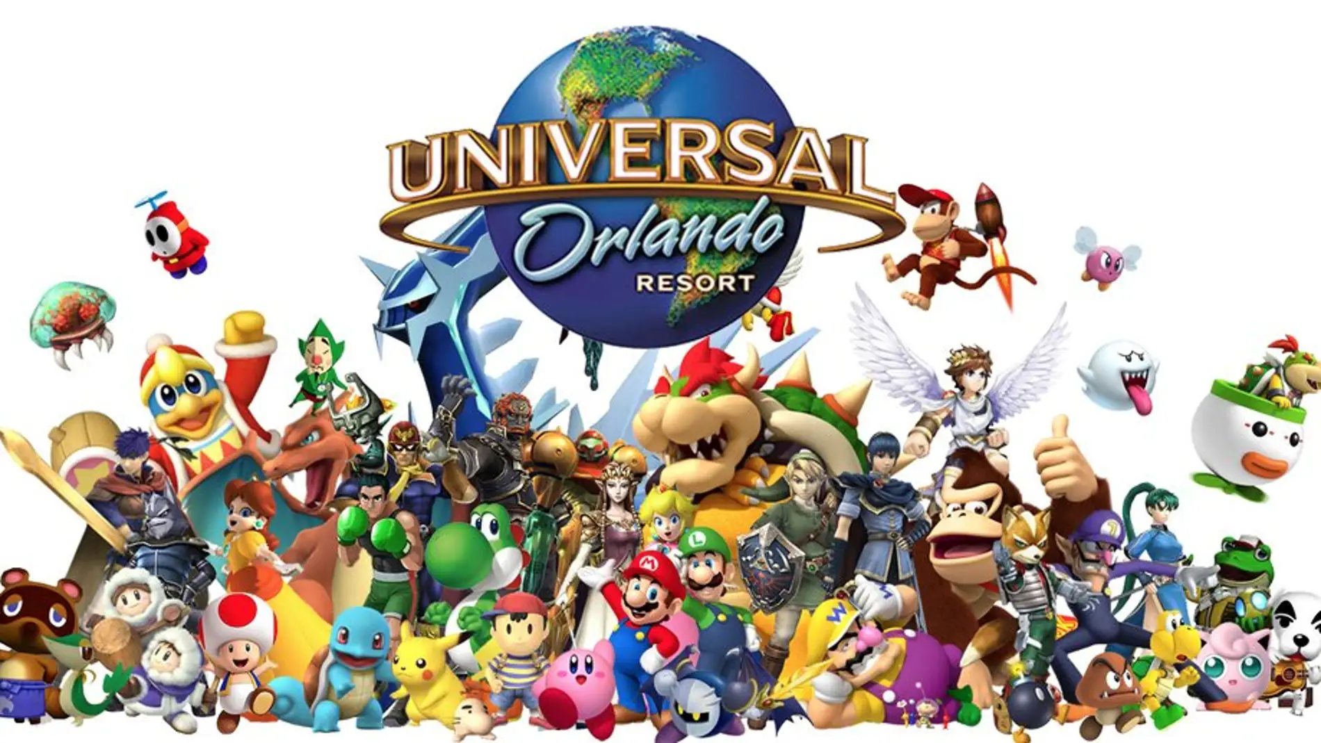 Personajes de Nintendo y Universal