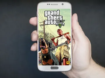 Pantalla de GTA V en smartphone Pantalla de GTA V en smartphone